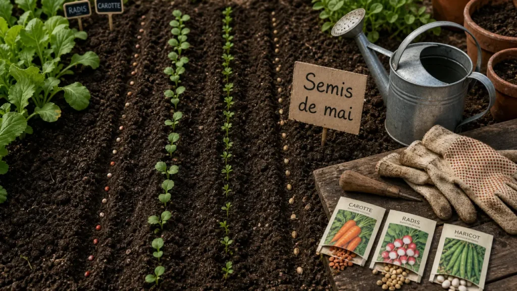 Mai au potager : semer, planter et repiquer sans rater les Saints de Glace