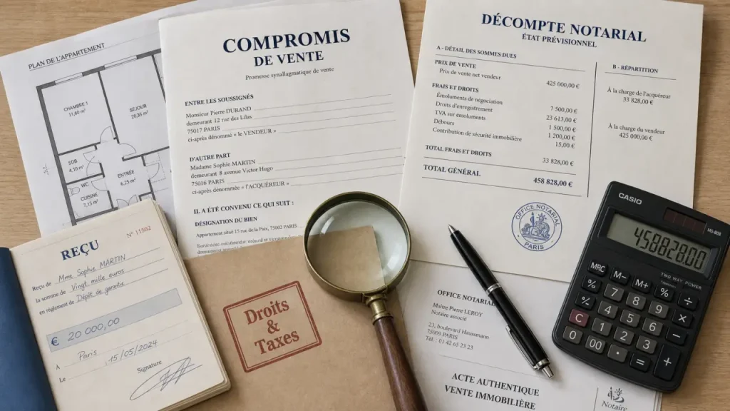 Qui paie les frais de notaire et comment anticiper votre budget immobilier