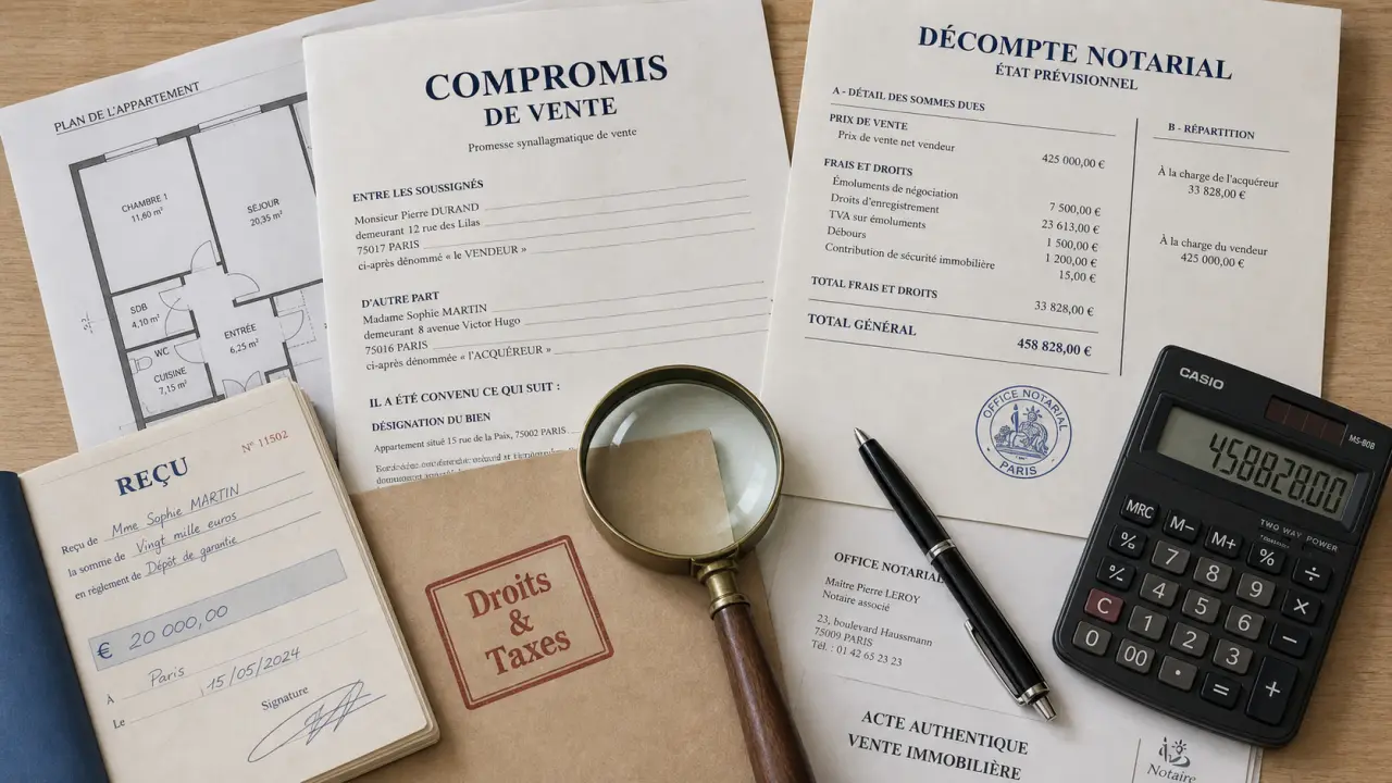 Qui paie les frais de notaire et comment anticiper votre budget immobilier