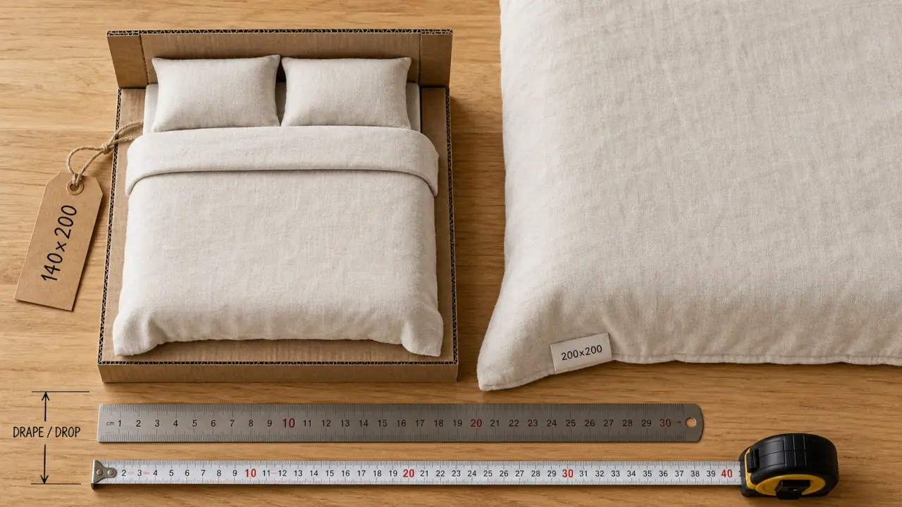 Taille de couette pour lit 90x190 : mesure et comparaison des dimensions