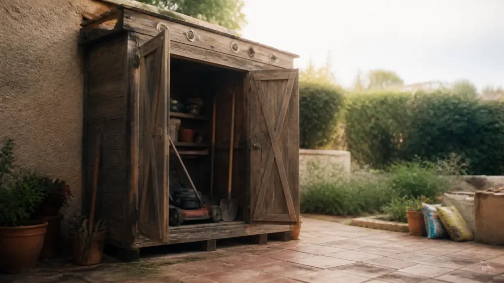 Cabane à outil de jardin : choisir entre bois, métal et résine selon l’usage
