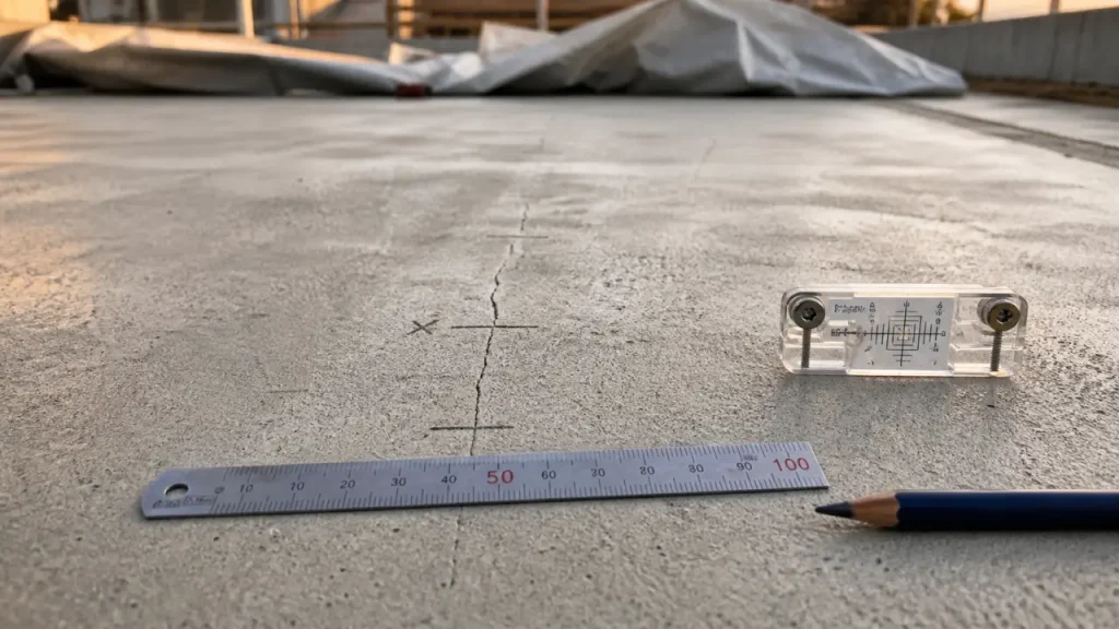 Dalle béton qui fissure au séchage : retrait normal, fissure grave, gestes à faire