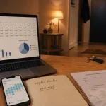 Devenir hote airbnb : check logement, réglementation et gestion sur ordinateur