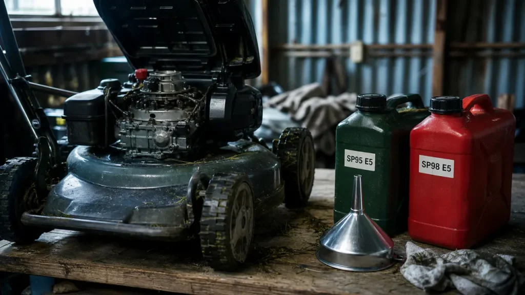 SP95 ou SP98 pour une tondeuse : le choix sûr selon le moteur, l’âge et l’éthanol