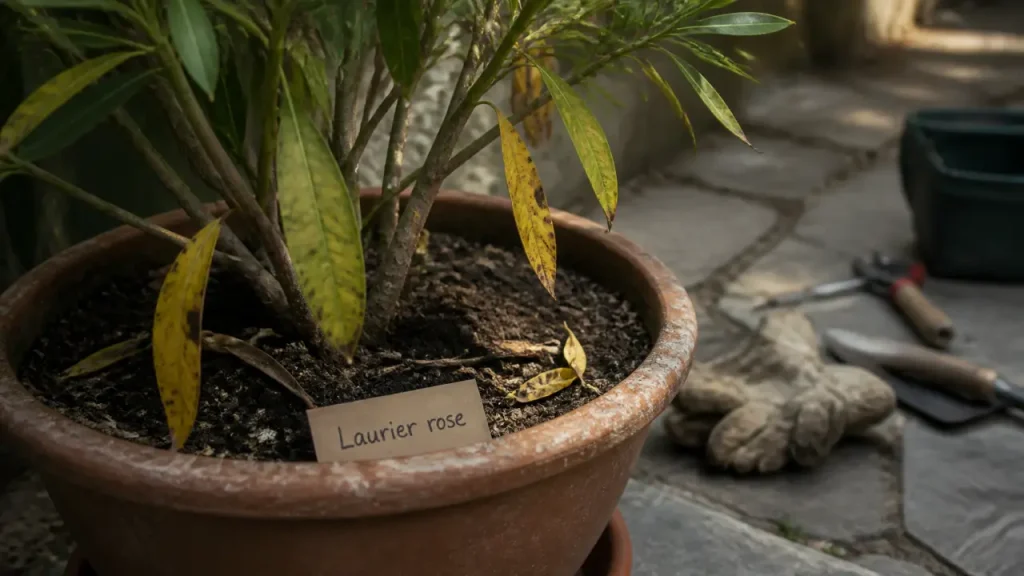 Laurier rose jauni : 5 signes pour savoir si le problème vient de l’arrosage, d’une carence ou de parasites