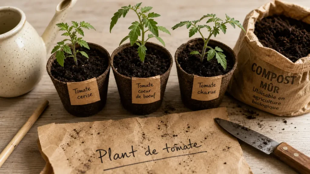 Plant tomate en pot : 30 litres, mi-mai et les variétés à choisir selon l’usage
