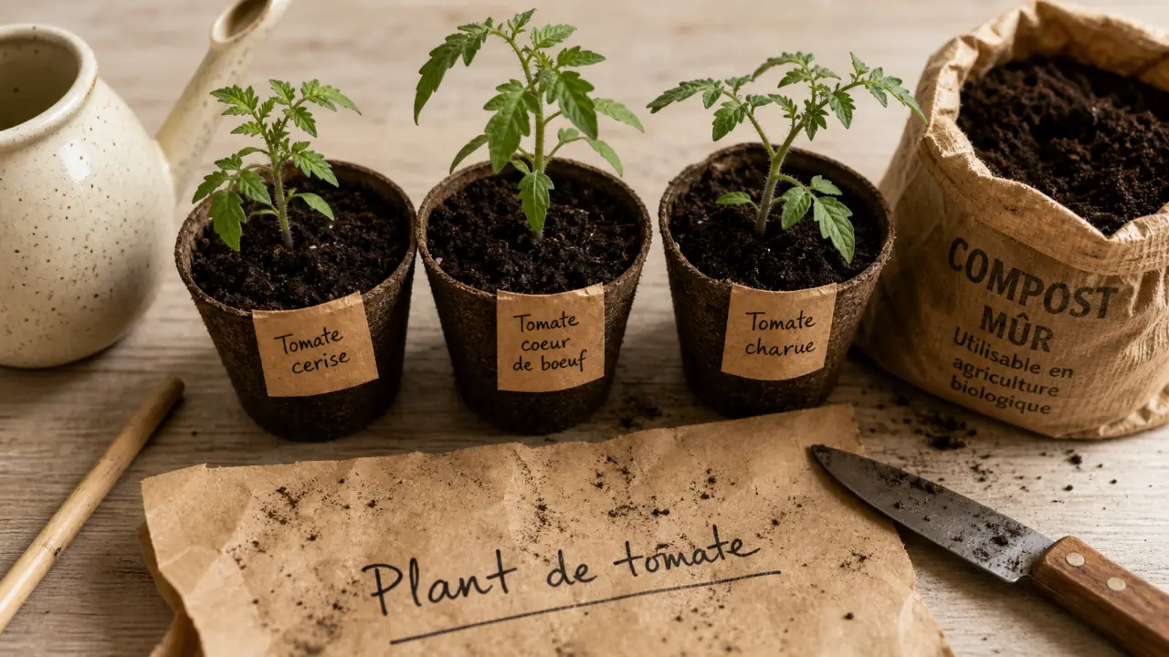 Plant tomate en pot 30 litres mi-mai, variétés