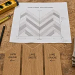Pose chevron : lames à 45°, sens gauche/droite et erreurs à éviter