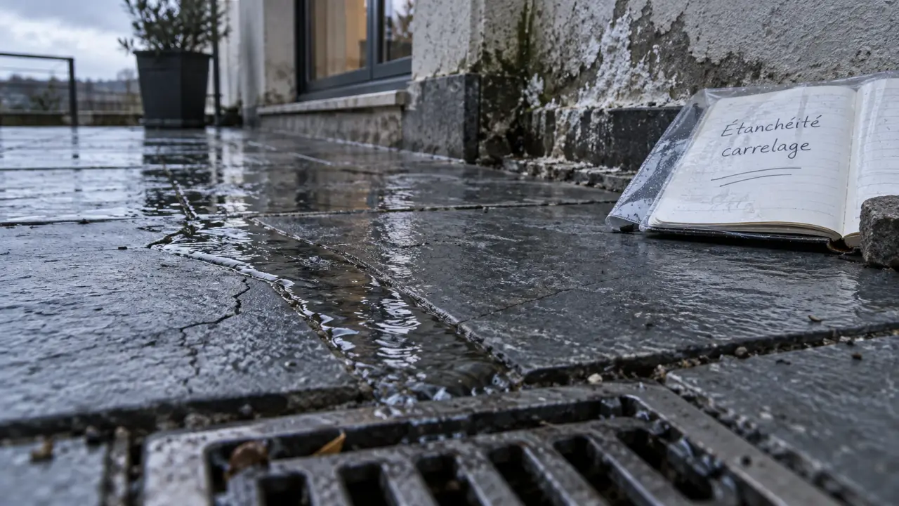 Étanchéité sur carrelage terrasse : résine extérieure sans déposer les carreaux