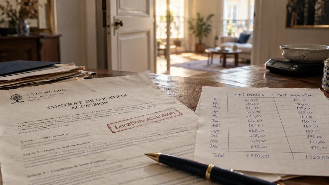 Location vente immobilière : documents notariés et redevance non remboursable